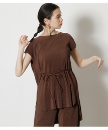 AZUL by moussy | EASY PLEATS TOPS/イージープリーツトップス(Tシャツ/カットソー)