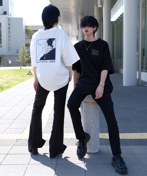Espina(エスピナ)の「ハンドドローイングTシャツ(Tシャツ/カットソー・メンズ・ホワイト/ブラック・FREE)」の6枚目の写真