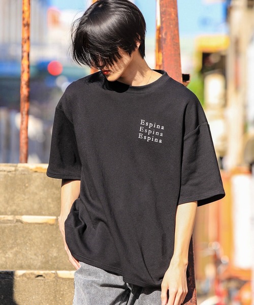 Espina(エスピナ)の「ハンドドローイングTシャツ(Tシャツ/カットソー・メンズ・ホワイト/ブラック・FREE)」の4枚目の写真
