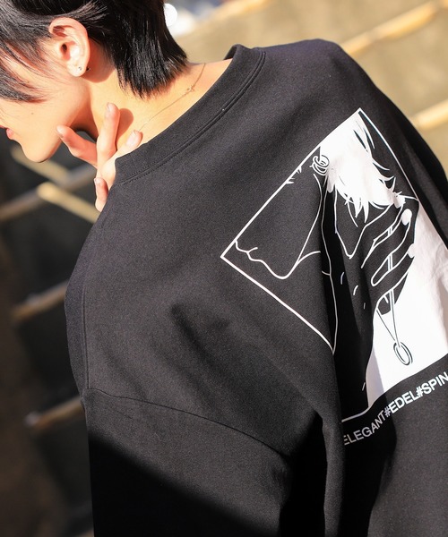 Espina(エスピナ)の「ハンドドローイングTシャツ(Tシャツ/カットソー・メンズ・ホワイト/ブラック・FREE)」の8枚目の写真