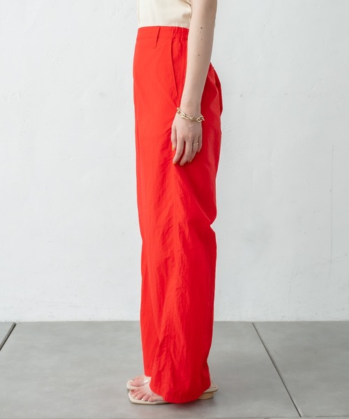 mystic（ミスティック）の「ナイロンイージーパンツ（その他パンツ・レディース・ブラウン/レッド・1/2）」の18枚目の写真