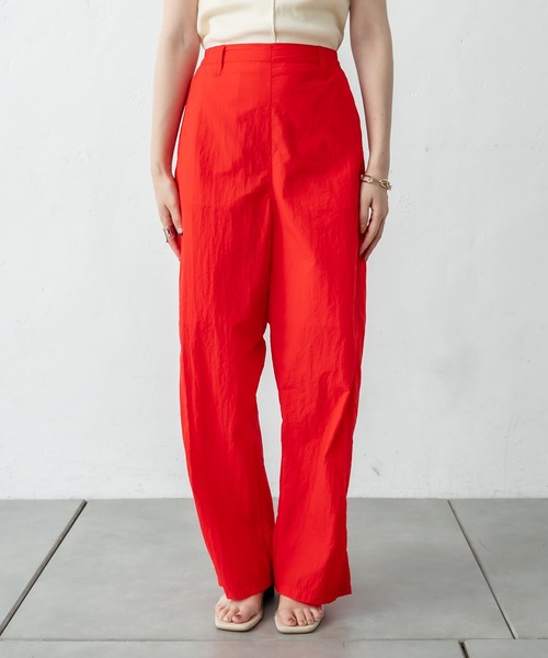 mystic（ミスティック）の「ナイロンイージーパンツ（その他パンツ・レディース・ブラウン/レッド・1/2）」の17枚目の写真