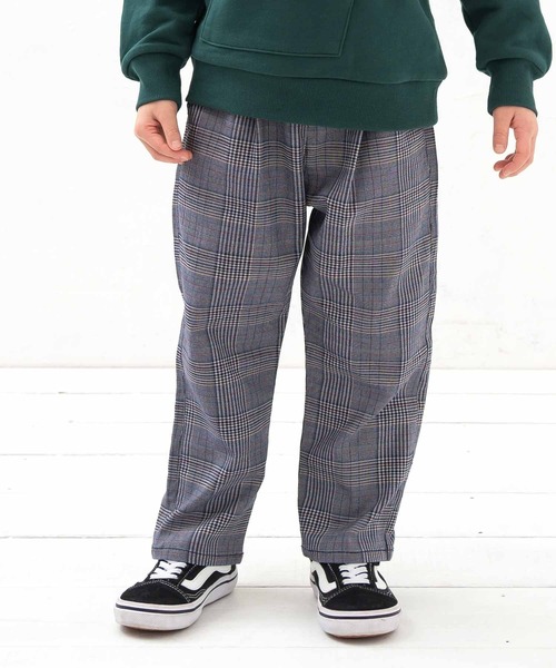 DILASH（ディラッシュ）の「先染めチェックストレッチシェフパンツ（その他パンツ・キッズ・ブラック/ブルー・90/100/110/120/80/130/140）」の2枚目の写真