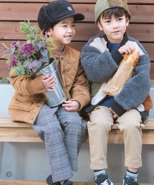 DILASH（ディラッシュ）の「先染めチェックストレッチシェフパンツ（その他パンツ・キッズ・ブラック/ブルー・90/100/110/120/80/130/140）」の16枚目の写真