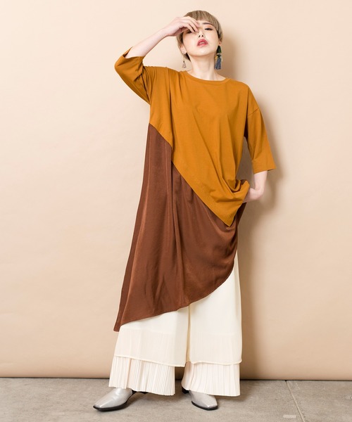 OSMOSIS - 最終sale⭐︎新品✦︎OSMOSIS❤︎カットソー❤︎アシンメトリー フリル バックフリルTシャツ | OSMOSIS loaf
