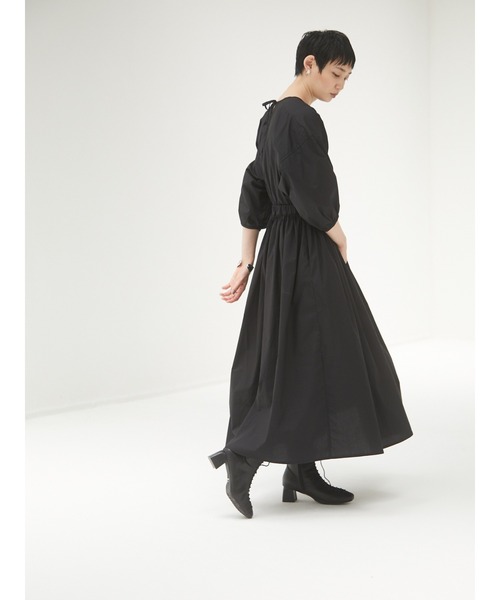 armonia（アルモニーア）の「armonia・切り替えフレアワンピース＊（ワンピース・レディース・ブラウン/ブラック/マスタード・FREE）」の4枚目の写真