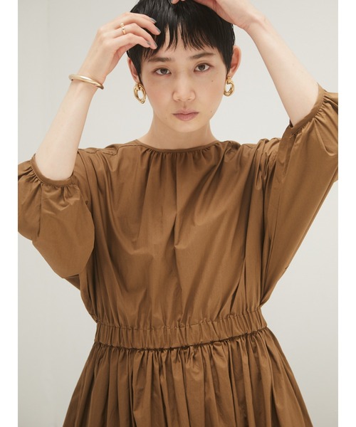 armonia（アルモニーア）の「armonia・切り替えフレアワンピース＊（ワンピース・レディース・ブラウン/ブラック/マスタード・FREE）」の12枚目の写真