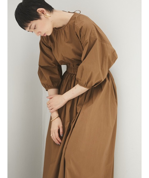 armonia（アルモニーア）の「armonia・切り替えフレアワンピース＊（ワンピース・レディース・ブラウン/ブラック/マスタード・FREE）」の13枚目の写真