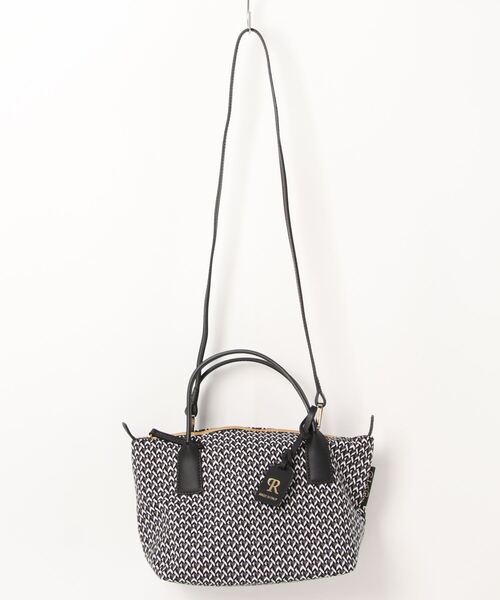 Roberta Pieri（ロベルタピエリ）の「ROBERTA PIERI (ロベルタピエリ) / TATAMI MINI DUFFLE 撥水加工 ミニダッフル トートバッグ ショルダーバッグ（ショルダーバッグ・レディース・ホワイト/ブルー系その他/パープル/シルバー/ライトピンク/ラベンダー/ピンク系その他/ブラック系その他・FREE）」の3枚目の写真