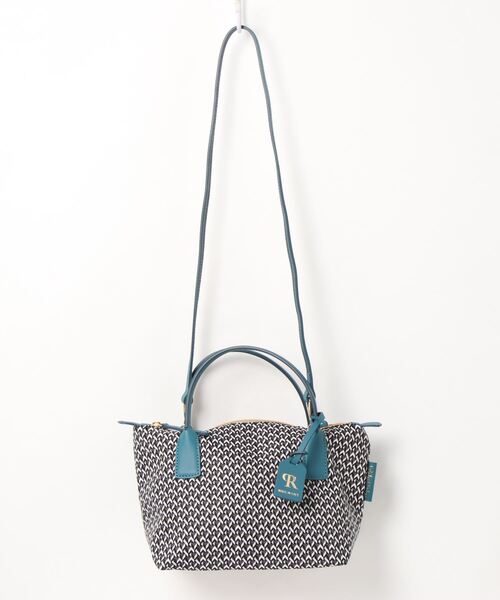 Roberta Pieri（ロベルタピエリ）の「ROBERTA PIERI (ロベルタピエリ) / TATAMI MINI DUFFLE 撥水加工 ミニダッフル トートバッグ ショルダーバッグ（ショルダーバッグ・レディース・ホワイト/ブルー系その他/パープル/シルバー/ライトピンク/ラベンダー/ピンク系その他/ブラック系その他・FREE）」の4枚目の写真