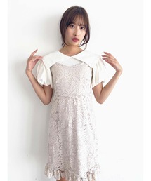 Honey Salon | バックレースアップレースキャミワンピース(ワンピース)