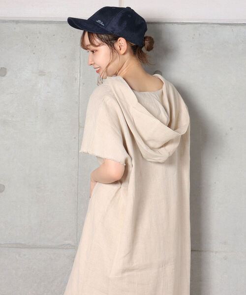 fredy emue（フレディエミュ）の「メキシカンパーカーワンピース（ワンピース・レディース・ブラック/キナリ/ホワイト系その他4・38）」の4枚目の写真