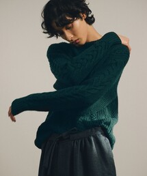 JOSEPH STUDIO | 【MEN・洗える】ミクスチャーケーブルニット(ニット/セーター)