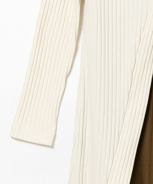 Ray BEAMS(レイビームス)の「RBS / リブ レイヤード ワンピース(ワンピース・レディース・ナチュラル/ブラック・ONE SIZE)」の8枚目の写真