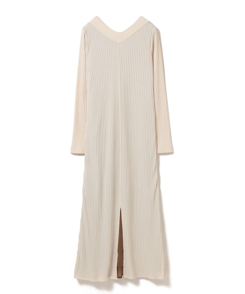 Ray BEAMS(レイビームス)の「RBS / リブ レイヤード ワンピース(ワンピース・レディース・ナチュラル/ブラック・ONE SIZE)」の17枚目の写真