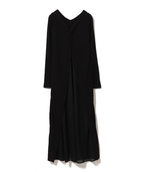 Ray BEAMS(レイビームス)の「RBS / リブ レイヤード ワンピース(ワンピース・レディース・ナチュラル/ブラック・ONE SIZE)」の21枚目の写真