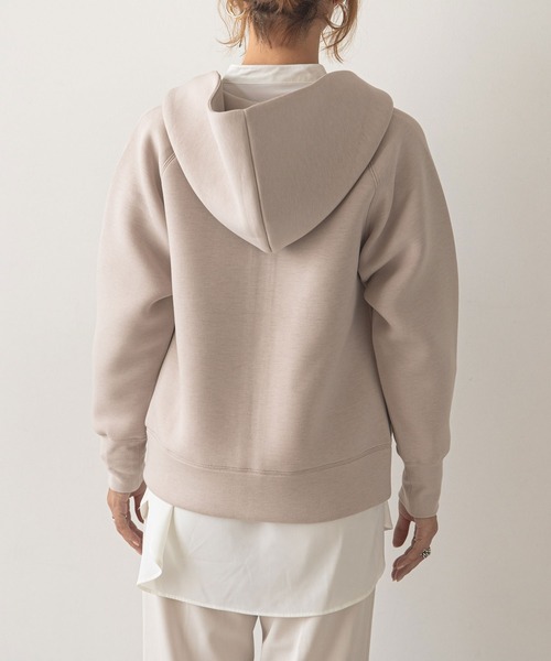 rectangle(レクタングル)の「ボンディングダブルジップパーカー(パーカー・レディース・ブラック/ベージュ/ネイビー/グレー/カーキ/ブルー・MEDIUM/LARGE)」の8枚目の写真