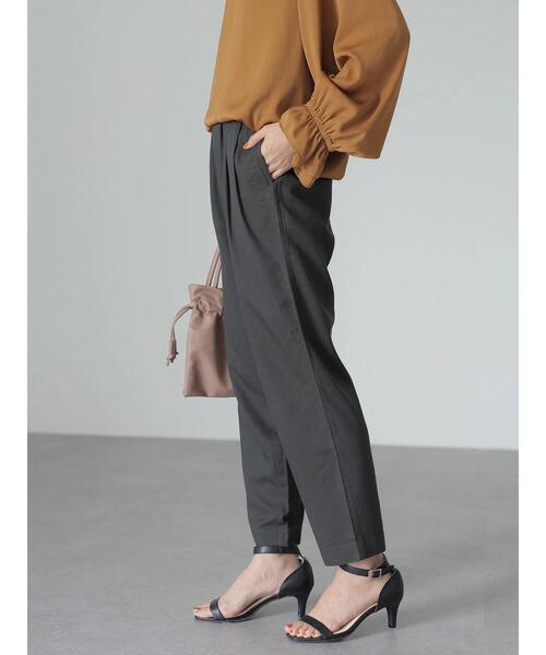 AMERICAN HOLIC（アメリカンホリック）の「リラックスイージーテーパードパンツ（その他パンツ・レディース・チャコールグレー/チェック・S/M/L）」の12枚目の写真