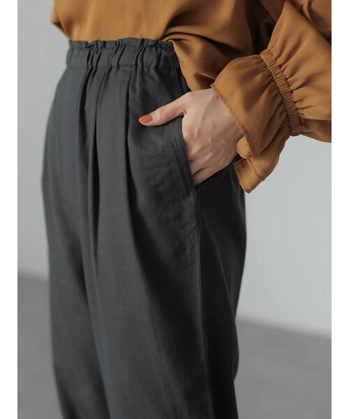 AMERICAN HOLIC（アメリカンホリック）の「リラックスイージーテーパードパンツ（その他パンツ・レディース・チャコールグレー/チェック・S/M/L）」の15枚目の写真