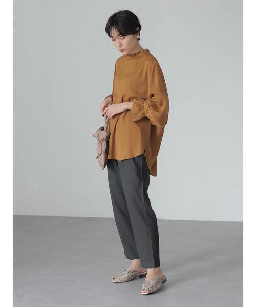 AMERICAN HOLIC（アメリカンホリック）の「リラックスイージーテーパードパンツ（その他パンツ・レディース・チャコールグレー/チェック・S/M/L）」の18枚目の写真