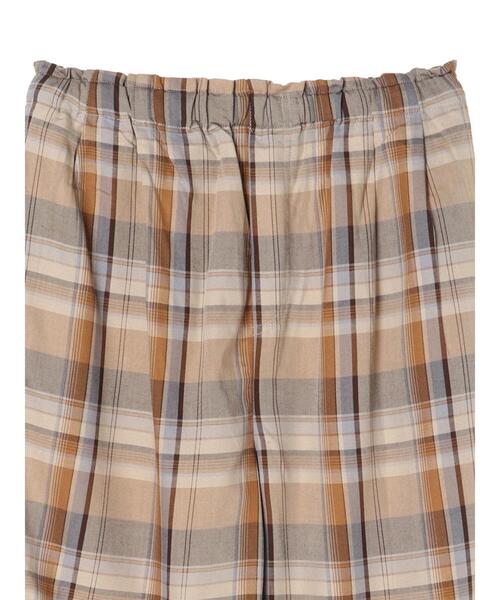 AMERICAN HOLIC（アメリカンホリック）の「リラックスイージーテーパードパンツ（その他パンツ・レディース・チャコールグレー/チェック・S/M/L）」の22枚目の写真