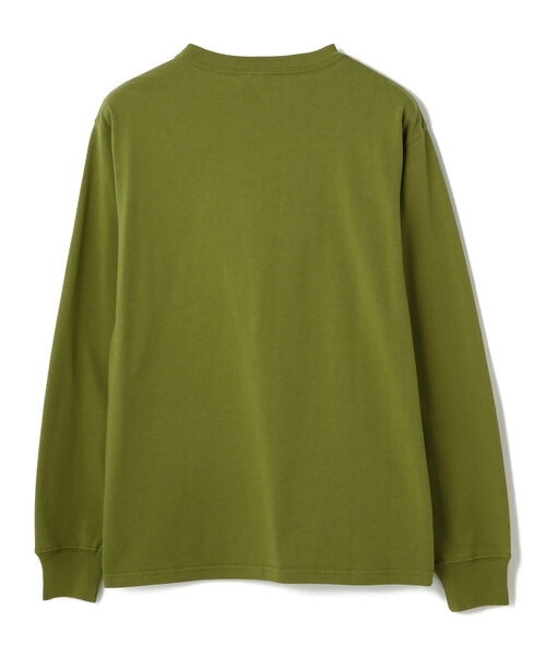 schott（ショット）の「Schott/ショット/LS ONE POINT POCKET T-SHIRT/ワンポイント ポケットTシャツ（Tシャツ/カットソー・メンズ・ブラック/ライム/ホワイト/パープル・MEDIUM/XX-LARGE/LARGE/X-LARGE）」の5枚目の写真