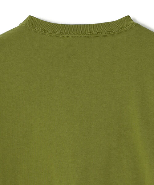 schott（ショット）の「Schott/ショット/LS ONE POINT POCKET T-SHIRT/ワンポイント ポケットTシャツ（Tシャツ/カットソー・メンズ・ブラック/ライム/ホワイト/パープル・MEDIUM/XX-LARGE/LARGE/X-LARGE）」の7枚目の写真