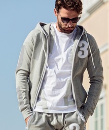 大人気！ 極美品✨ 1PIU1UGUALE3 パーカー ビッグロゴ グレー M 1PIU1UGUALE3 RELAX パーカー 1PIU1UGUALE3 RELAX(ウノピゥウノウ