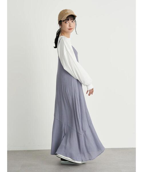 earth music&ecology（アースミュージックアンドエコロジー）の「The small step ロンT ＊（Tシャツ/カットソー・レディース・ブラック/オフホワイト・FREE）」の14枚目の写真