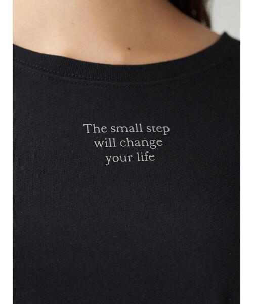 earth music&ecology（アースミュージックアンドエコロジー）の「The small step ロンT ＊（Tシャツ/カットソー・レディース・ブラック/オフホワイト・FREE）」の10枚目の写真