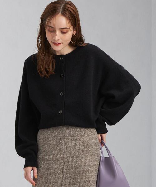 green label relaxing(グリーンレーベルリラクシング)の「W/CA 2WAY ニット カーディガン(カーディガン/ボレロ・レディース・ホワイト/ライトブルー/ブラック・FREE)」の7枚目の写真