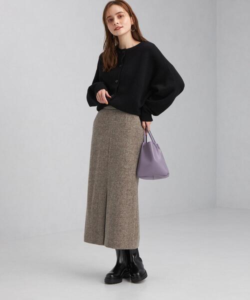 green label relaxing(グリーンレーベルリラクシング)の「W/CA 2WAY ニット カーディガン(カーディガン/ボレロ・レディース・ホワイト/ライトブルー/ブラック・FREE)」の11枚目の写真