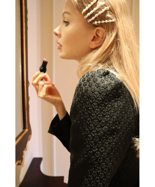 epine（エピヌ）の「Jacquard balloon onepiece（ワンピース