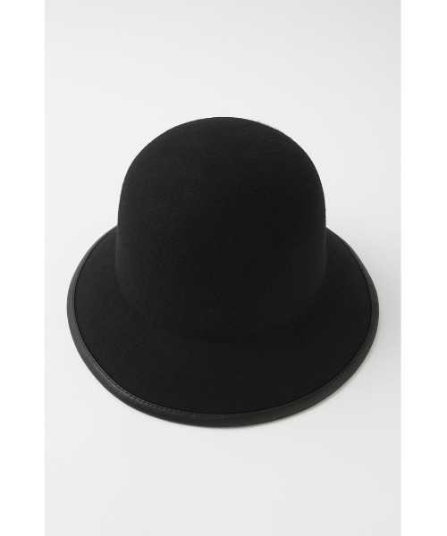 MOUSSY（マウジー）の「PIPING WOOL BUCKET ハット（ハット・レディース・ブラック/カーキ・FREE）」の3枚目の写真