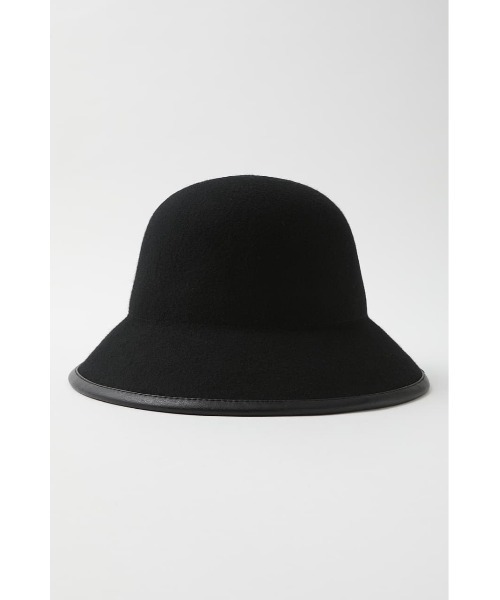 MOUSSY（マウジー）の「PIPING WOOL BUCKET ハット（ハット・レディース・ブラック/カーキ・FREE）」の5枚目の写真