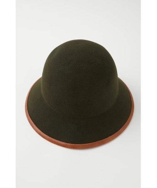 MOUSSY（マウジー）の「PIPING WOOL BUCKET ハット（ハット・レディース・ブラック/カーキ・FREE）」の10枚目の写真