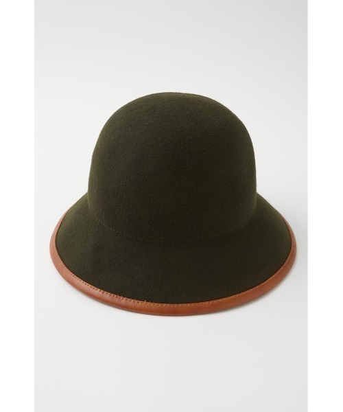 MOUSSY（マウジー）の「PIPING WOOL BUCKET ハット（ハット・レディース・ブラック/カーキ・FREE）」の11枚目の写真