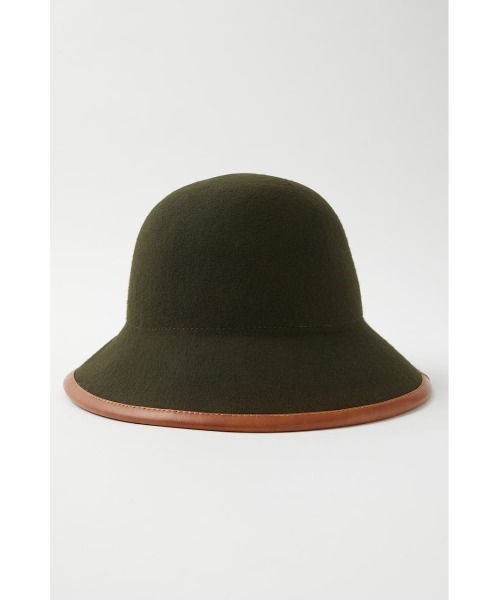 MOUSSY（マウジー）の「PIPING WOOL BUCKET ハット（ハット・レディース・ブラック/カーキ・FREE）」の12枚目の写真
