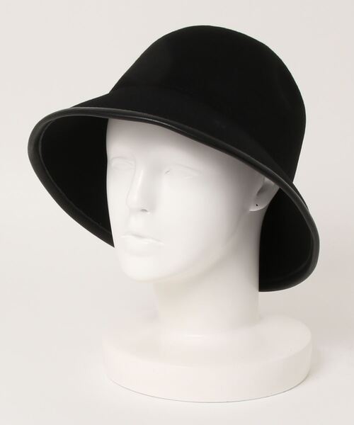 MOUSSY（マウジー）の「PIPING WOOL BUCKET ハット（ハット・レディース・ブラック/カーキ・FREE）」の8枚目の写真