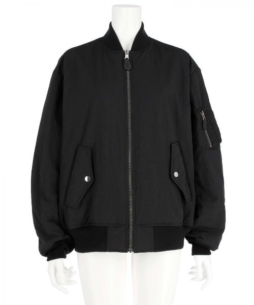 G.V.G.V.（ジーヴィージーヴィー）の「LACE UP MA-1（MA-1・レディース・ライトブルー/ブラック/ベージュ・40/38/42）」の11枚目の写真