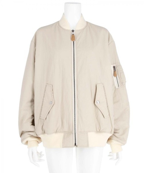 G.V.G.V.（ジーヴィージーヴィー）の「LACE UP MA-1（MA-1・レディース・ライトブルー/ブラック/ベージュ・40/38/42）」の18枚目の写真