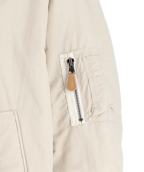 G.V.G.V.（ジーヴィージーヴィー）の「LACE UP MA-1（MA-1・レディース・ライトブルー/ブラック/ベージュ・40/38/42）」の13枚目の写真