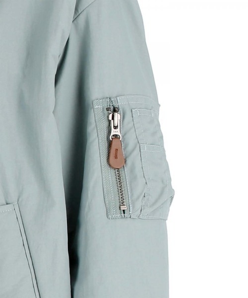 G.V.G.V.（ジーヴィージーヴィー）の「LACE UP MA-1（MA-1・レディース・ライトブルー/ブラック/ベージュ・40/38/42）」の8枚目の写真