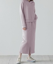 DOCUS ラベンダー セットアップ　M ラ・デュカル｜ドットサスペンダー｜ネイビー