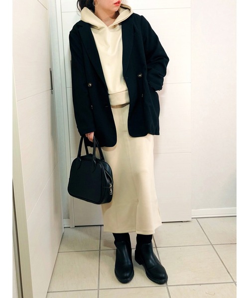 La-gemme(ラジェム)の「ダンボール セットアップ(セットアップ・レディース・ブラウン/ベージュ/ライトブラウン/ダークグレー/ブラック/グリーン/ラベンダー/ブルー・M/L)」の14枚目の写真