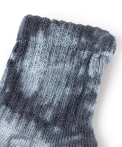 Healthknit（ヘルスニット）の「【Healthknit(ヘルスニット)】タイダイ3Pリブソックス（ソックス/靴下・メンズ・ブラウン・FREE）」の2枚目の写真