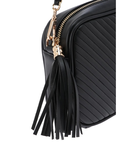 DURAS（デュラス）の「キルティングデザインショルダーバッグ（ショルダーバッグ・レディース・ブラック/ベージュ/マスタード/ベージュ系その他・FREE）」の5枚目の写真