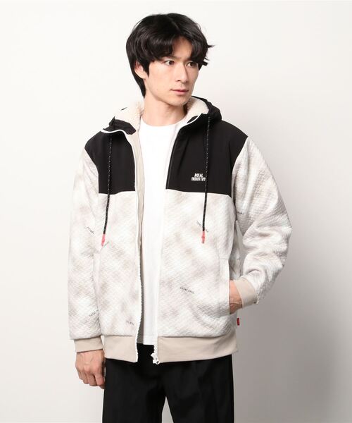 roial（ロイアル）の「ROIAL/ロイアル キルティング ボアジャケット/セットアップ対応 R103MOW01（その他アウター・メンズ・グレー/ベージュ/ブラック・L/XL/M）」の7枚目の写真