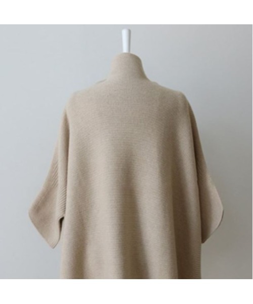 MAISON BREEZE（メゾンブリーズ）の「【MAISON BREEZE】オーバーハイネックサイドリブニット SCCHE31（ニット/セーター・レディース・グレー/ベージュ・FREE）」の14枚目の写真