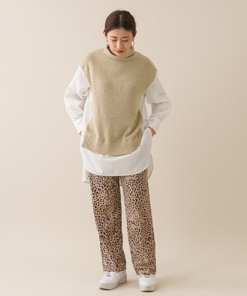 KATHARINE ROSS(キャサリンロス)の「【KATHARINE ROSS】シャツドッキングニットチュニック(チュニック・レディース・グレー/ブラック/ベージュ・MEDIUM)」の16枚目の写真